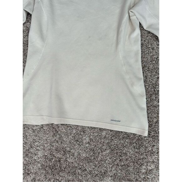 Patagonia Women’s XS Capilene Baselayer Midweight Crew Long Sleeve Tee Off White - Picture 10 of 10